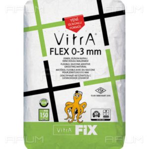Flex voegmortel VitraFix Wit 5Kg